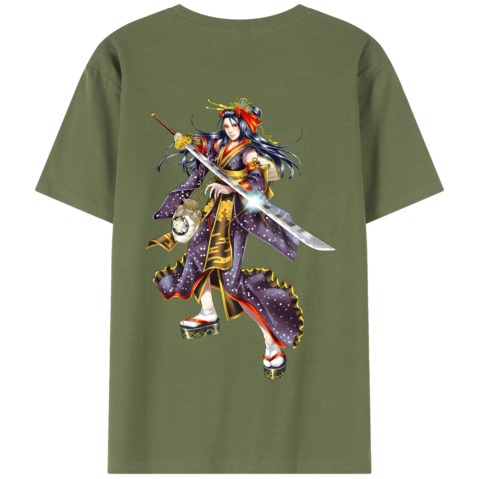 （画像用） 刀剣乱舞 Touken Ranbu 綿100％半袖Tシャツ（背面プリント）
